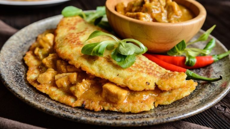 Devilish pork sauté in potato pancakes: an experiment for Sunday!