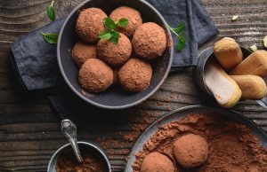 Divine, no-bake tiramisu balls coated in cocoa that disappear before you can put them on the table