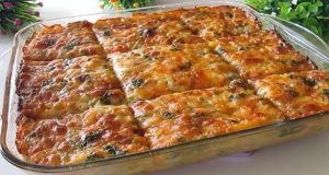 Grandma’s rustic baked potatoes with vegetables – The whole family loves them