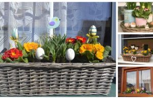 Turn your pots and planters into beautiful spring window sill decorations