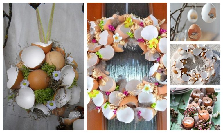 Use eggshells for spring creativity – 20+ inspirations you will enjoy