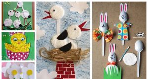 Take cotton swabs, chopsticks and plastic spoons – Amazing Creations for Kids