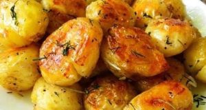 Garlic potatoes baked in the oven – I don’t even prepare any other side dish anymore, this tastes great!
