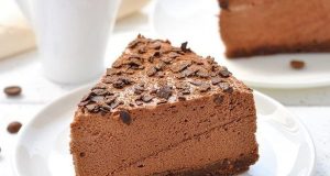 Chocolate-cheesecake without baking ONLY FROM THREE INGREDIENTS – disappears from the plate immediately!