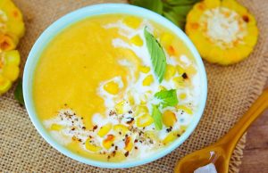 Creamy corn soup that will please your palate!