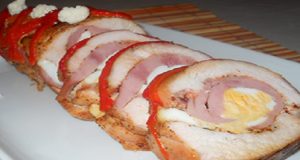 Delicious chicken roulade with delicious filling – Simple and very tasty