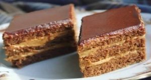 Delicious cappuccino slices with luxurious cream and delicate taste