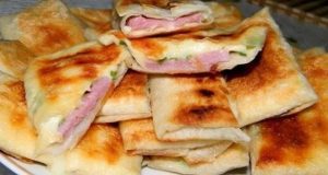 Delicious stuffed bread with ham and cheese – ready in minutes