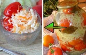 Folk delicacy from grandma: Traditional boiled tomatoes with cabbage: We feast on them all winter long!