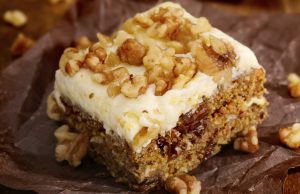 Sweet carrot cup cake with nuts – ready in no time