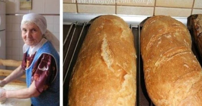Homemade bread according to my grandmother – you can’t buy bread like this in the store, it will keep you soft for a week