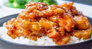 Chicken pieces prepared Chinese style with rice – You will love this recipe