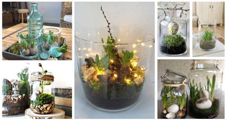 Make use of a glass jar or preserving jars – Spring home decoration