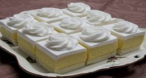 Vanilla cubes with pineapple flavour – Once out of the fridge they are unbeatable