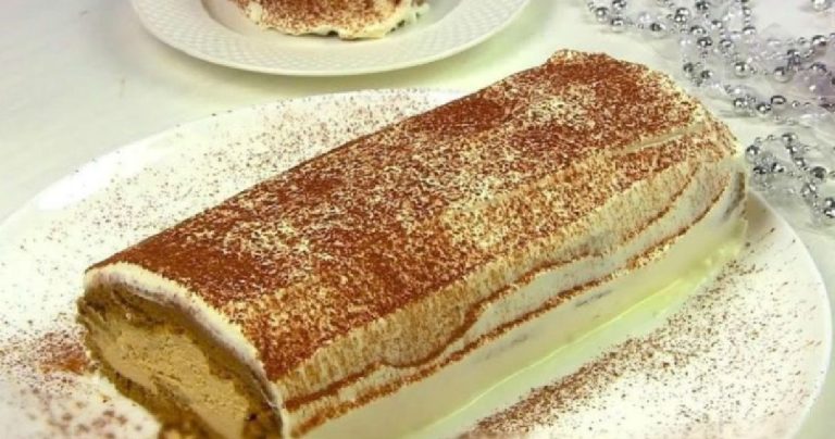 Coffee delight roll with creamy coffee filling – easy and quick preparation