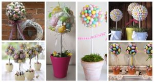 Styrofoam balls and spring decorations – Beautiful and simple spring decorations