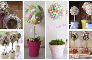 Styrofoam balls and spring decorations – Beautiful and simple spring decorations