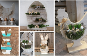 Be ready in time for Easter: 20+ beautiful Easter decorations from scrap wood!