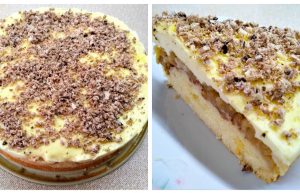 Apple pie with cinnamon and vanilla cream – prepare it as soon as possible