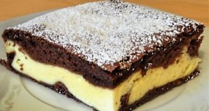 A delicious cocoa-curd dessert with a great taste!