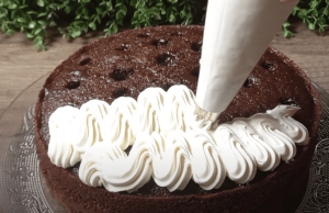 Fantastic chocolate cake with cream cheese frosting!