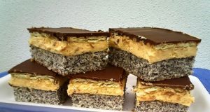 Fantastic creamy-macao dessert covered in chocolate: Try this goodness!