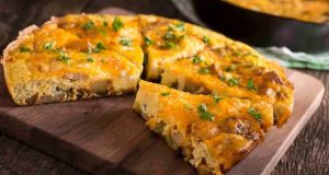 A flavour everyone will love – Potato and bacon frittata