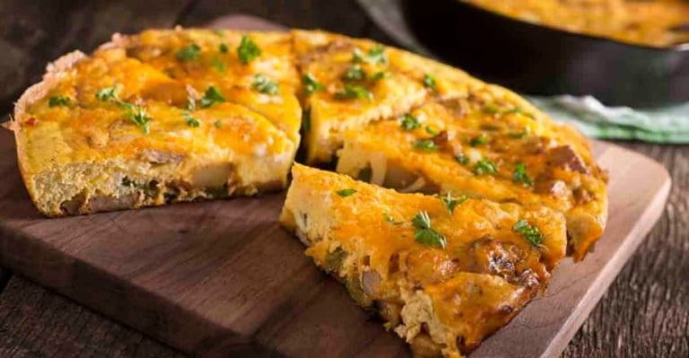 A flavour everyone will love – Potato and bacon frittata