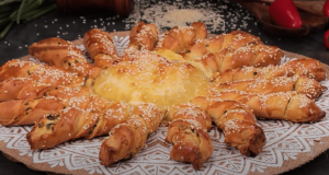 Inspiration for a fantastic starter: Try these cheese and garlic propellers!