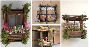Inspiration for a beautiful spring creation: make one of these original decorations!