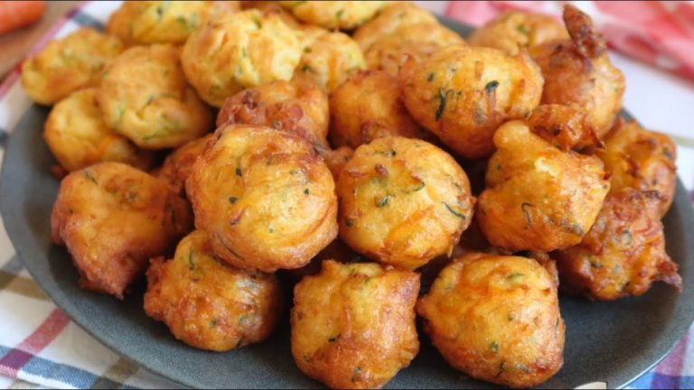 Unusual goodness! Try these zucchini fried balls