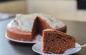 Delicious, highly moist and fluffy chocolate cake that you can prepare in minutes