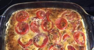 Luxurious chicken baked with cream and tomatoes!