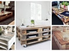 Ideas and inspiration for creating a coffee table from pallets