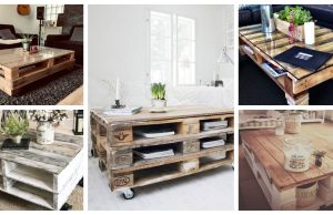 Ideas and inspiration for creating a coffee table from pallets