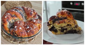Prepare this delicious spun poppy seed cake with fudge