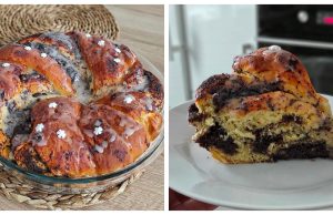 Prepare this delicious spun poppy seed cake with fudge