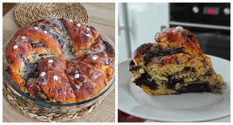 Prepare this delicious spun poppy seed cake with fudge