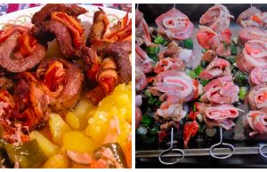 Snails on a pork neck needle – simple and tasty