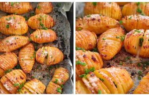 Delicious hasselback baked potatoes – a side dish you’ll love