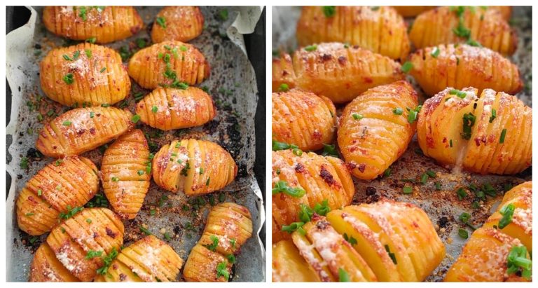 Delicious hasselback baked potatoes – a side dish you’ll love