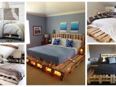 Make a bed from wooden pallets – cheap and beautiful ideas