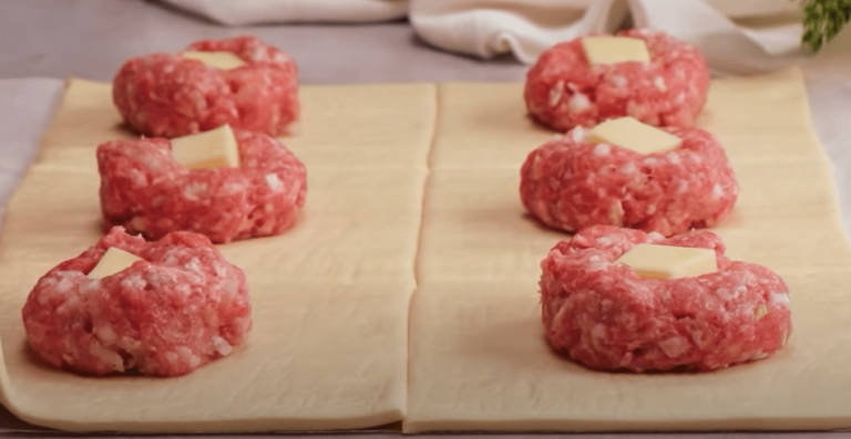 Try this minced meat wrapped in puff pastry – Inspiration for a great treat!