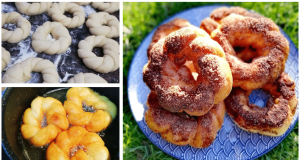 Try these fried cinnamon wreaths that everyone will love!