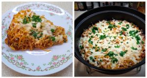 Try this baked spaghetti – a quick and easy lunch