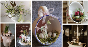 We took old, unused dishes and turned them into beautiful Easter decorations – Get Inspired!