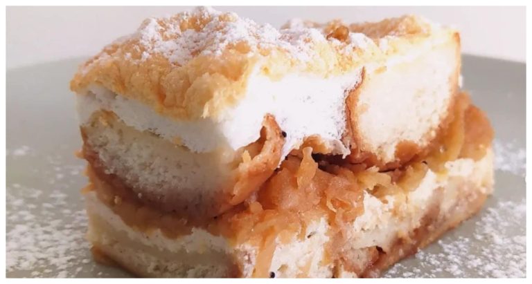 Semolina with apples and cottage cheese – quick, easy and very tasty