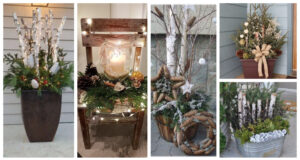 Forget the classic door wreath: 25+ beautiful inspirations that you just put in front of your door and you’re done!