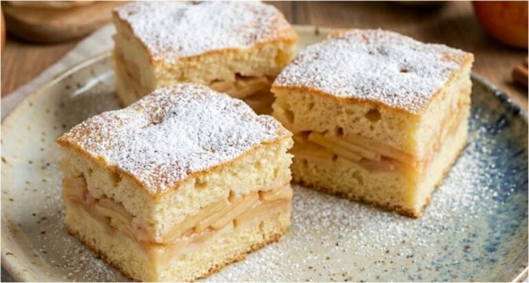 Yeast Apple Cake with a Hint of Strawberry: Juiciness in Every Bite