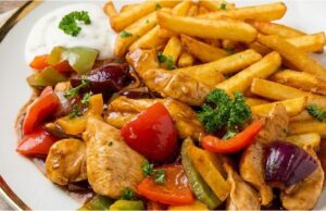 Lightning-Fast Chicken Stir-Fry with Honey and Chilli: Juicy, Colorful Skillet Meal Chicken stir-fry in a pan with vegetables and sweet chilli: Quick, flavorful skillet meal
